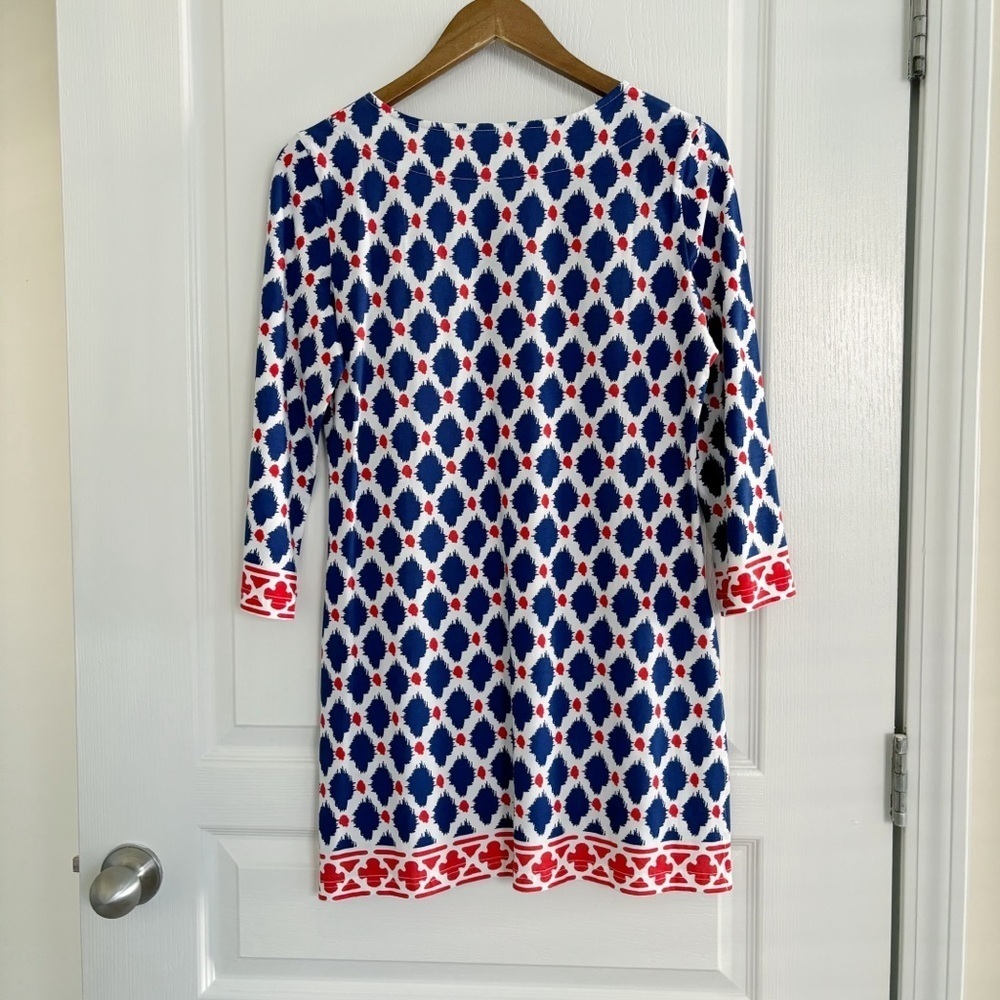 Barbara Gerwit Engineered Knit Split Neck Tunic T… - image 5